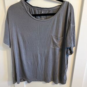 American Eagle Outfitters Gray Boxy T-Shirt
